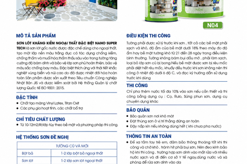 Vỏ lon N04 — NANO SUPER TECH N04