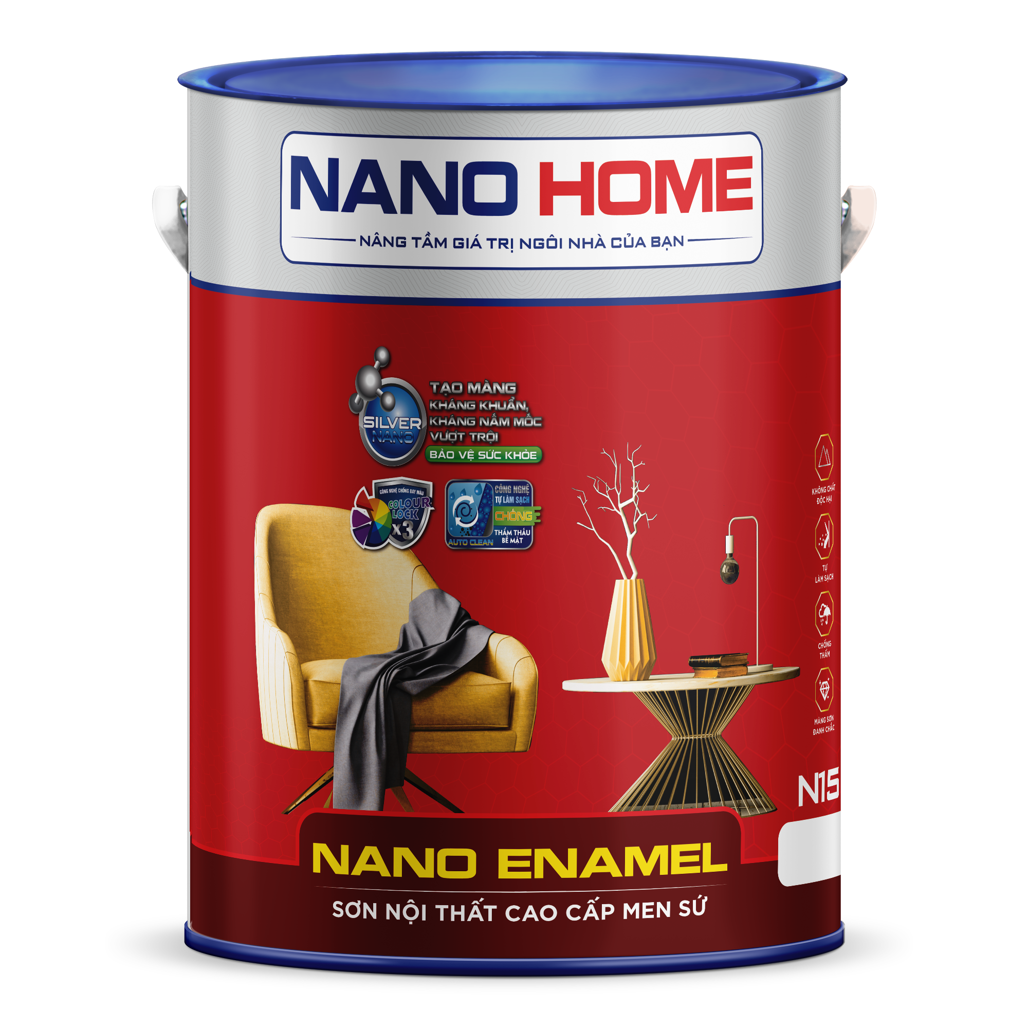 Sản phẩm sơn NANO HOME 1
