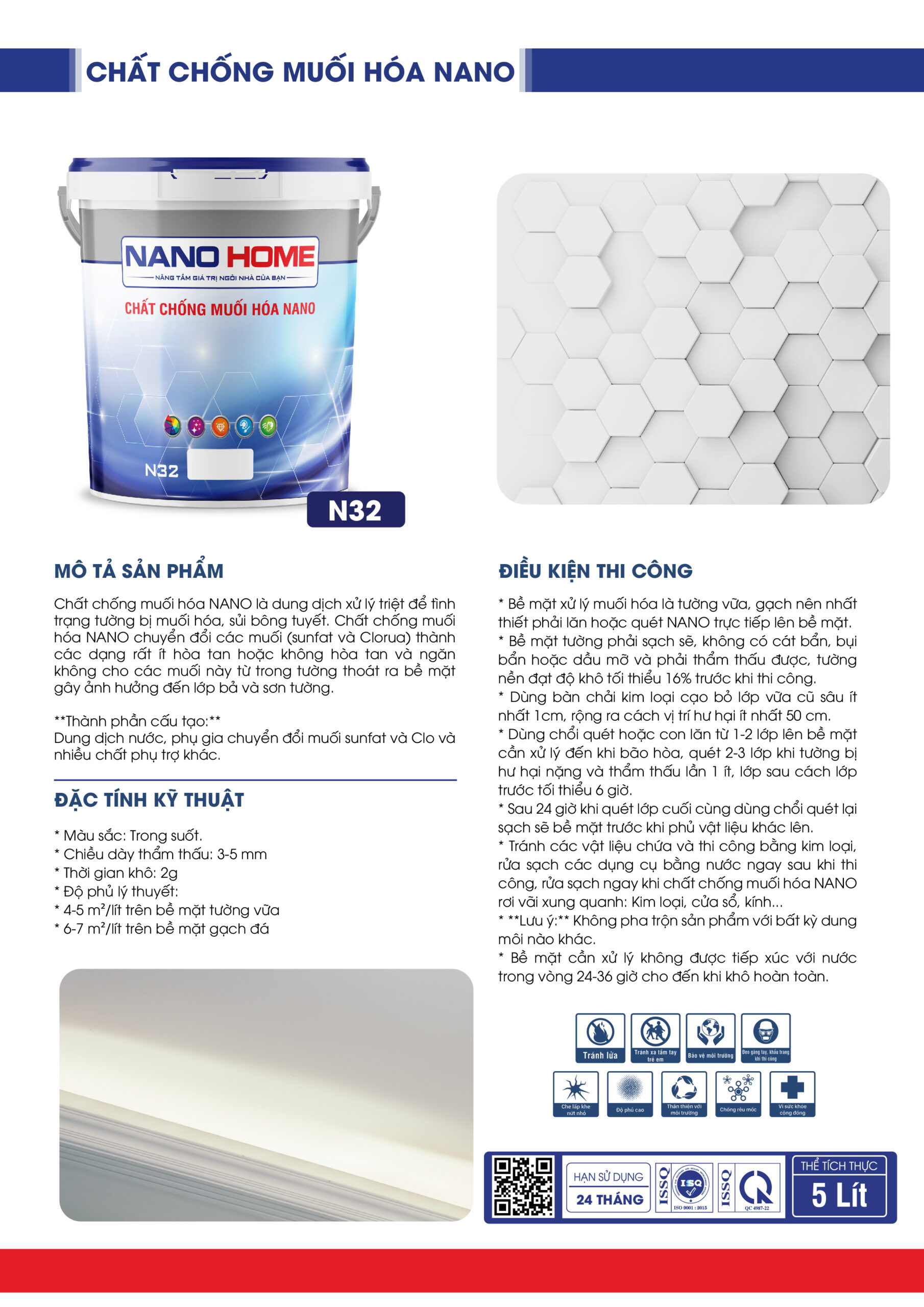 Chất chống muối hoá NANO N32